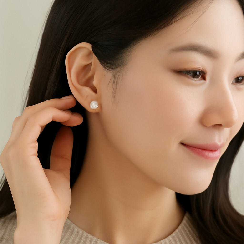 큐빅귀걸이 대표 이미지